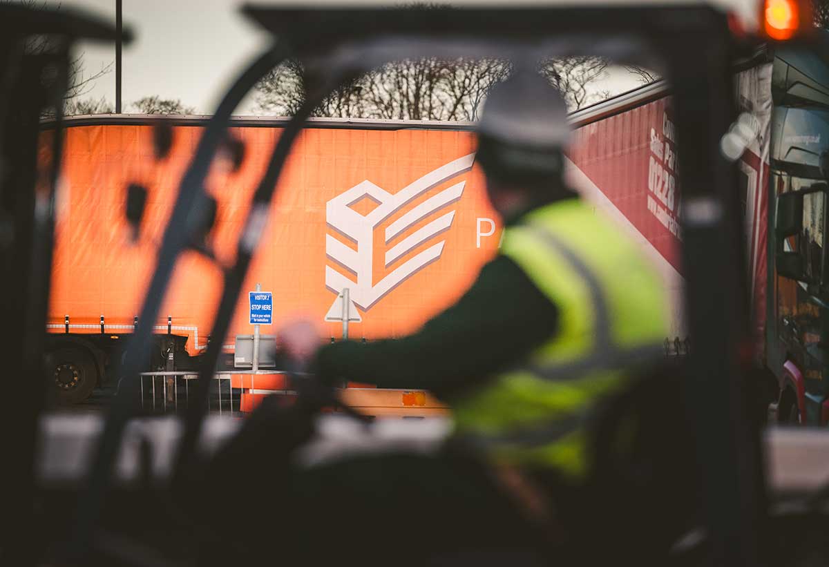 Palletforce Logo on Lorry